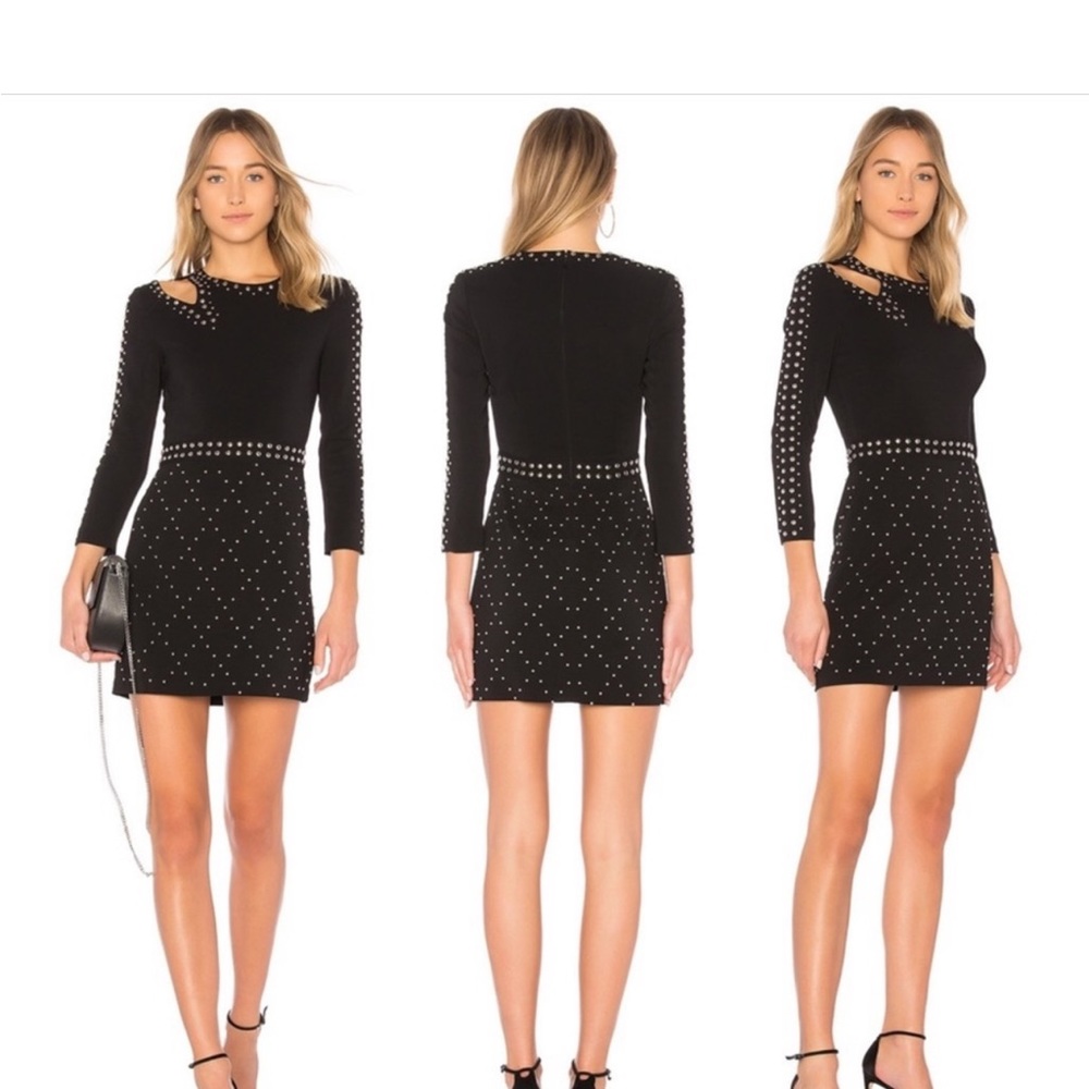 A.L.C. Taraji Black Studded Dress